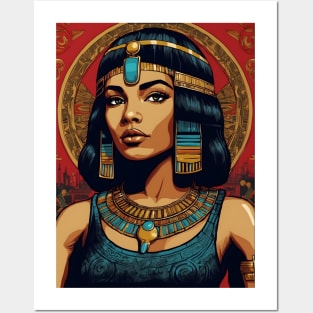 Black Cleopatra Egyptian Art Posters and Art